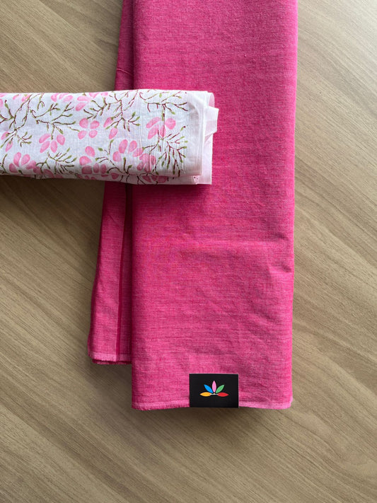 Plain Cotton Saree-18125-18127