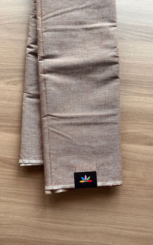 Plain Cotton Saree-19911