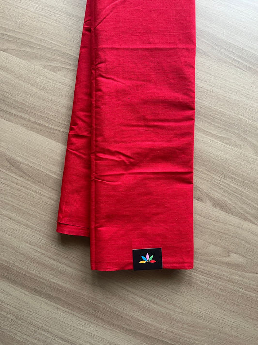 Plain Cotton Saree-19937-19944