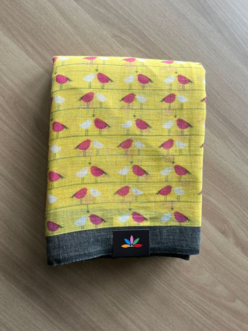Printed Slub Cotton Saree -20500