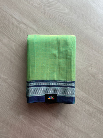 Ilkal Handloom Mercerized Cotton Saree with Silk Pallu - 13362