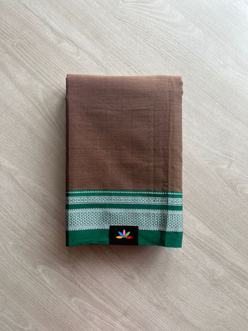 Ilkal Handloom Mercerized Cotton Saree with Silk Pallu -13363