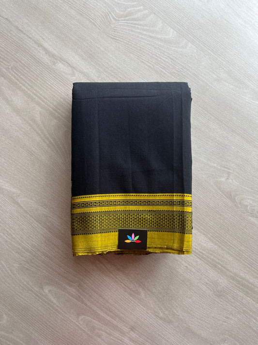 Ilkal Handloom Mercerized Cotton Saree with Silk Pallu -13365