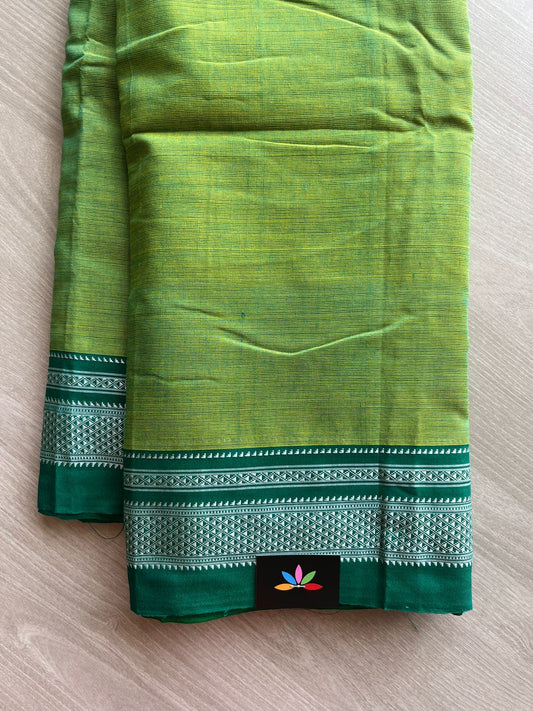 Ilkal Handloom Mercerized Cotton Saree with Silk Pallu -13367