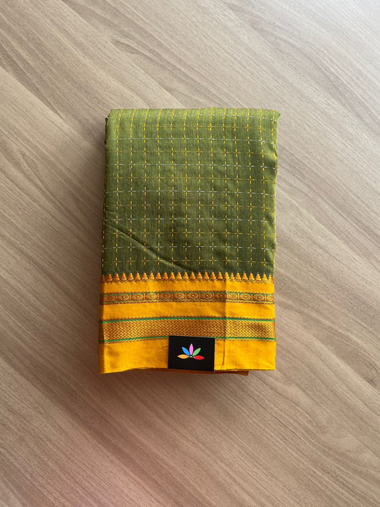 Plus Butta Ilkal Blended Cotton Saree -13977