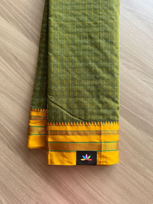 Plus Butta Ilkal Blended Cotton Saree -13977