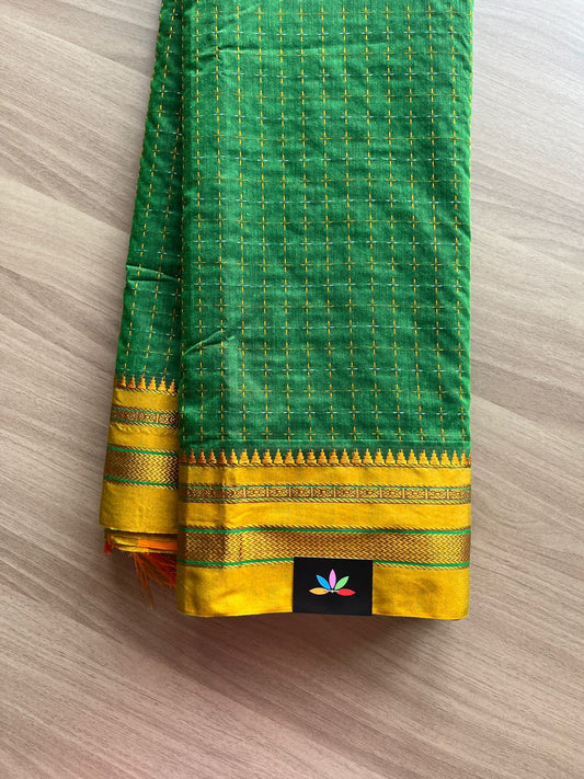 Plus Butta Ilkal Blended Cotton Saree -13980