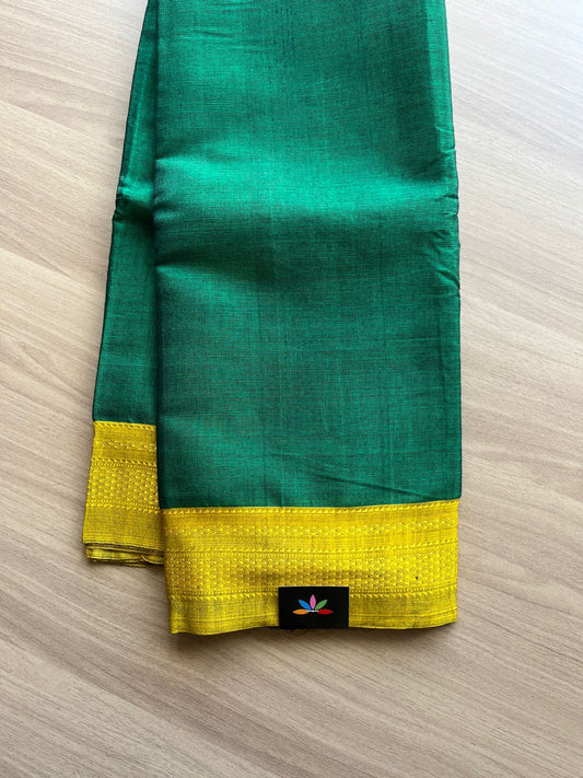 Handloom Viscose Cotton Saree with Chikki Paras Border -14038