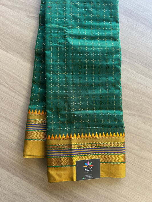 Plus Butta Ilkal Blended Cotton Saree -16179