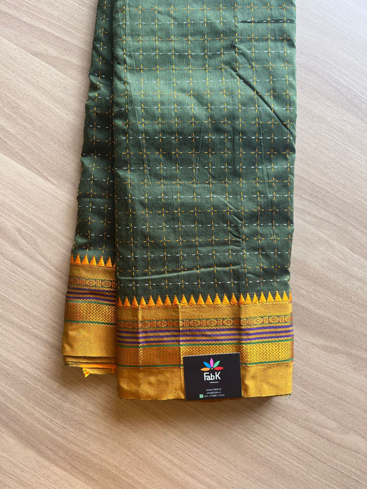 Plus Butta Ilkal Blended Cotton Saree -16181