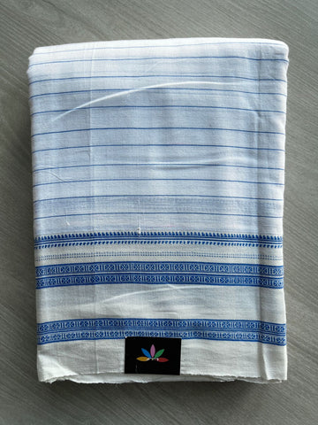 Handloom Mercerized Cotton Saree -19502