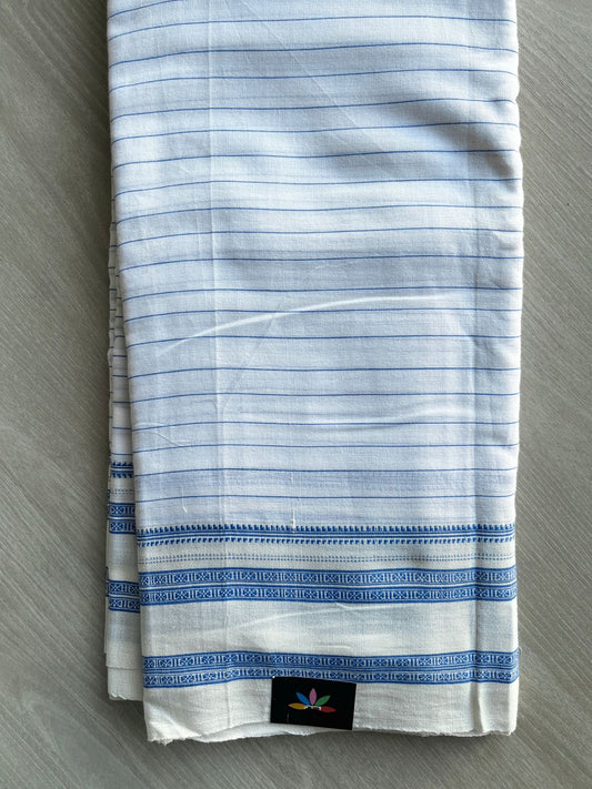 Handloom Mercerized Cotton Saree -19502