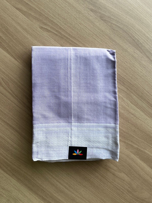 Handloom Viscose Cotton Saree with Chikki Paras Border -19522