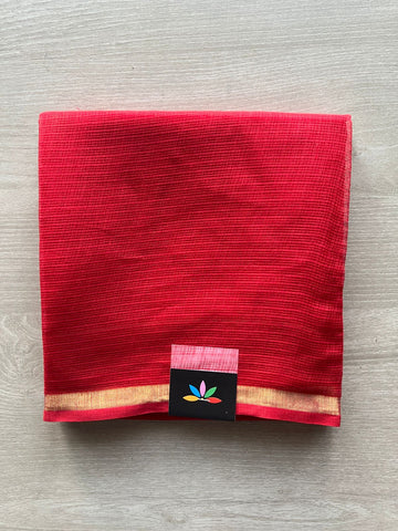 Plain Kota Duppata with Zari - 33110