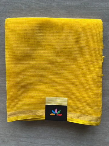 Plain Kota Duppata with Zari - 33111