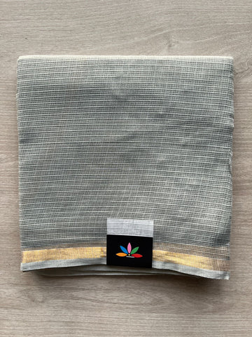 Plain Kota Duppata with Zari - 33118