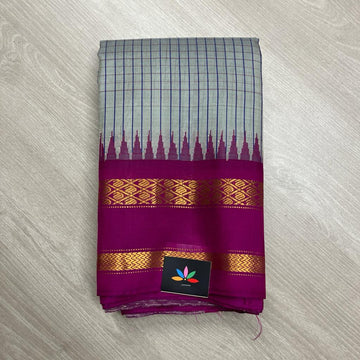 Handwoven Gadwal Pure Silk Saree -3842