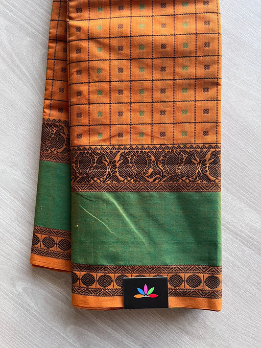 Handwoven 1000 Butta Kanchi Cotton Saree -10831