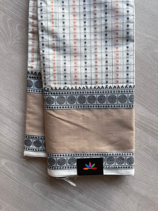 Handwoven Lakshadeepam Kanchi Cotton Saree -10833