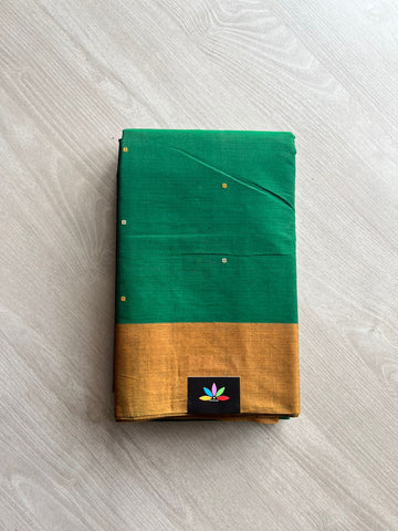 Simple Butta Handloom Kanchi Cotton Saree -12121