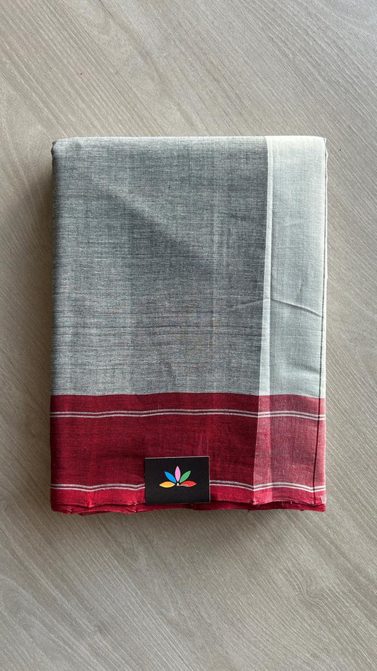 Simple Handloom Cotton Saree-24808