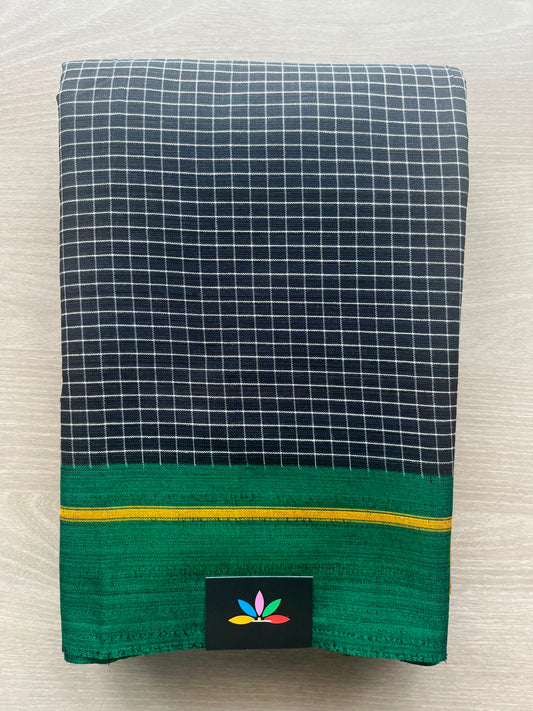 Patteda Anchu Handloom Cotton Saree - 33139