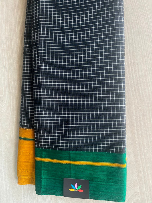 Patteda Anchu Handloom Cotton Saree - 33139