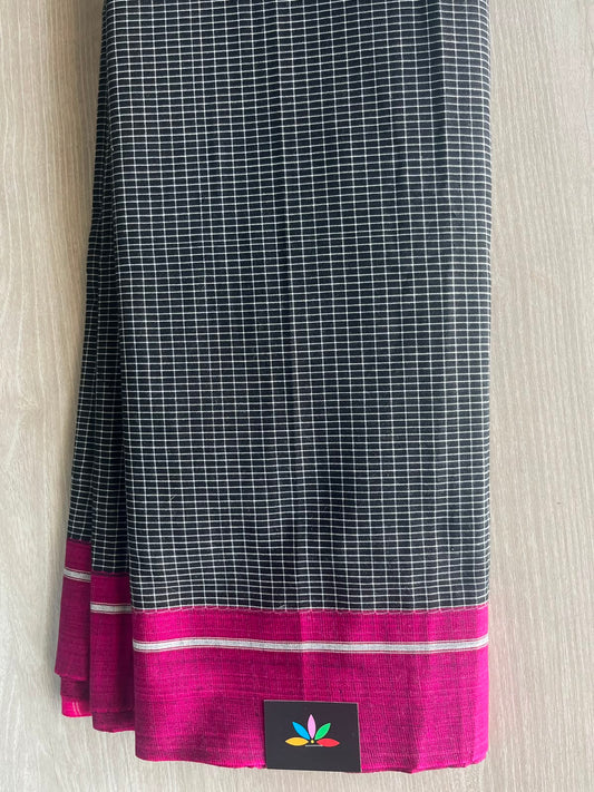 Patteda Anchu Handloom Cotton Saree - 33141