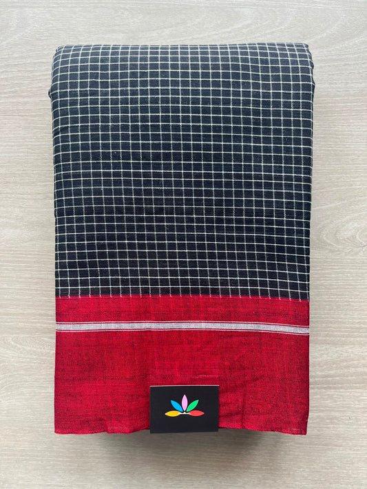 Patteda Anchu Handloom Cotton Saree - 33142