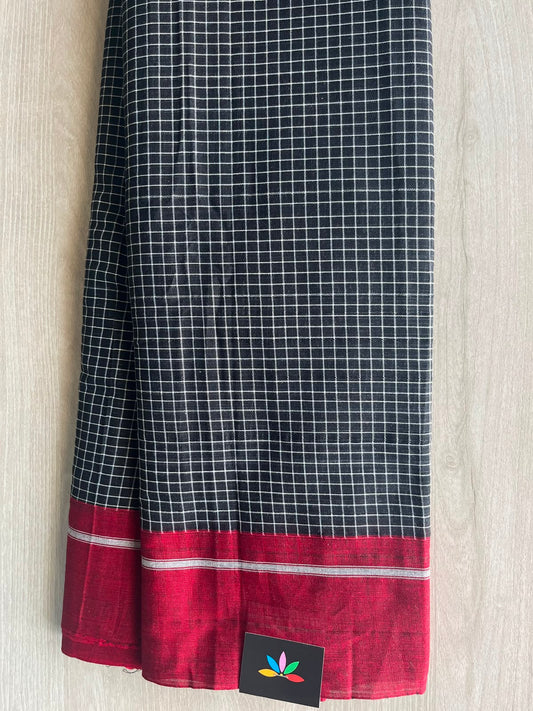 Patteda Anchu Handloom Cotton Saree - 33142