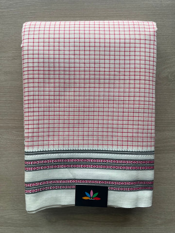 Patteda Anchu Handloom Cotton Saree - 33143