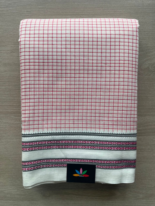 Patteda Anchu Handloom Cotton Saree - 33143