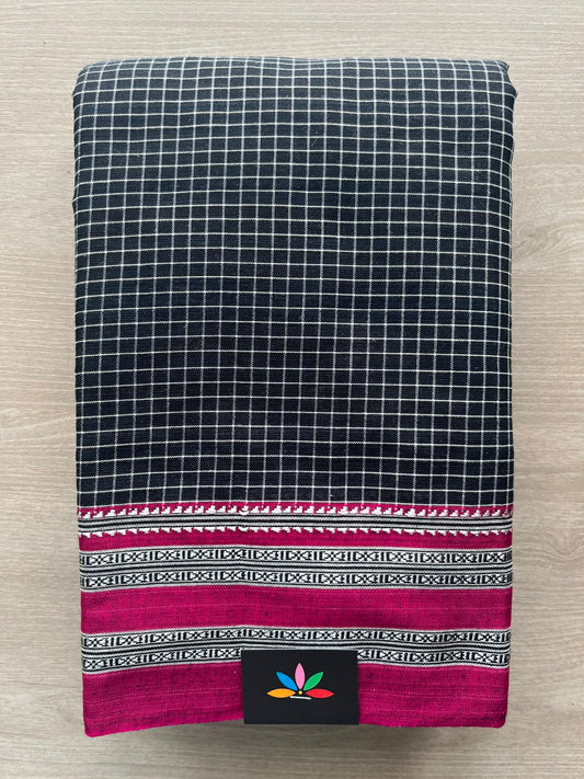 Patteda Anchu Handloom Cotton Saree - 33144