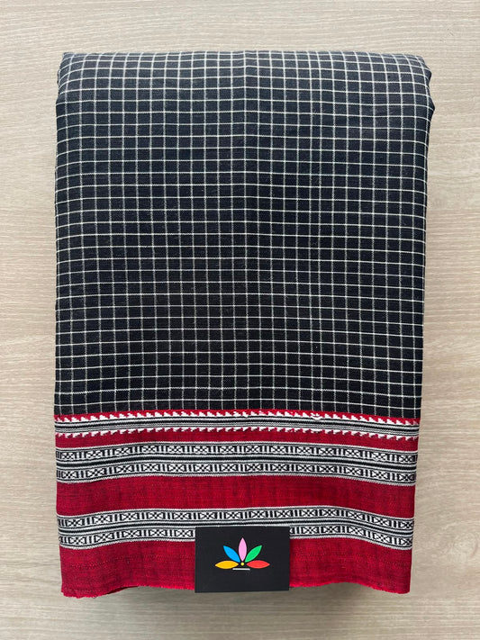 Patteda Anchu Handloom Cotton Saree - 33146