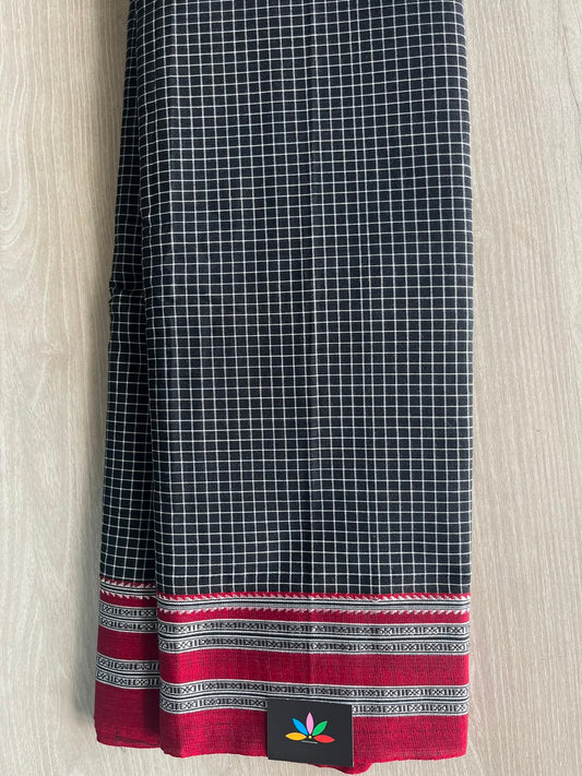 Patteda Anchu Handloom Cotton Saree - 33146