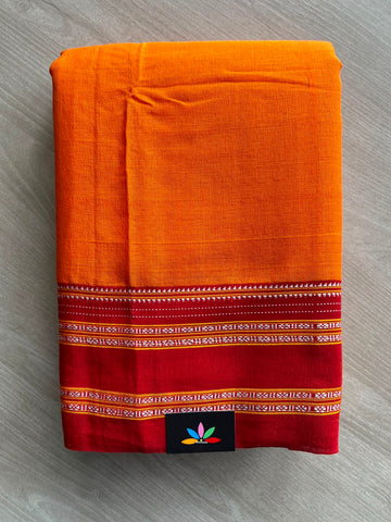 Handloom Mercerized Cotton Saree -34742