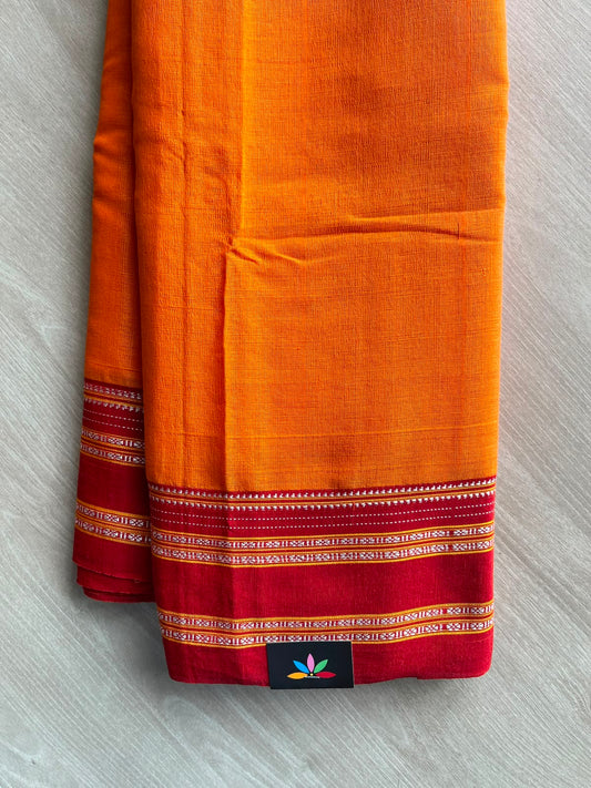 Handloom Mercerized Cotton Saree -34742
