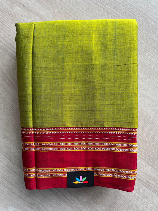 Handloom Mercerized Cotton Saree -34744
