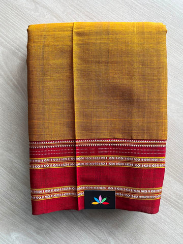 Handloom Mercerized Cotton Saree -34745