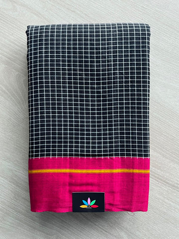 Patteda Anchu Handloom Cotton Saree - 34773
