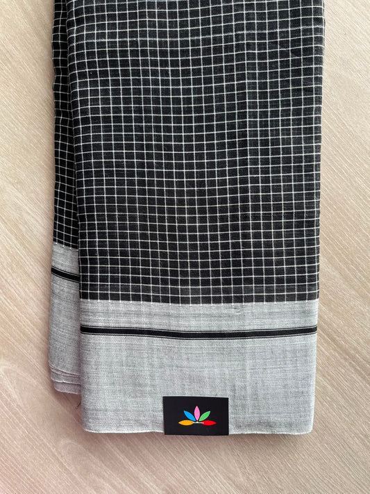 Patteda Anchu Handloom Cotton Saree - 34779