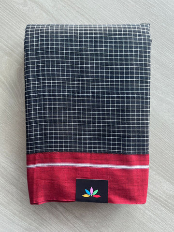 Patteda Anchu Handloom Cotton Saree - 35495