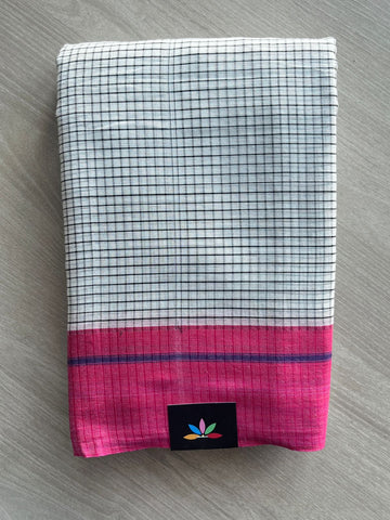 Patteda Anchu Handloom Cotton Saree - 35499