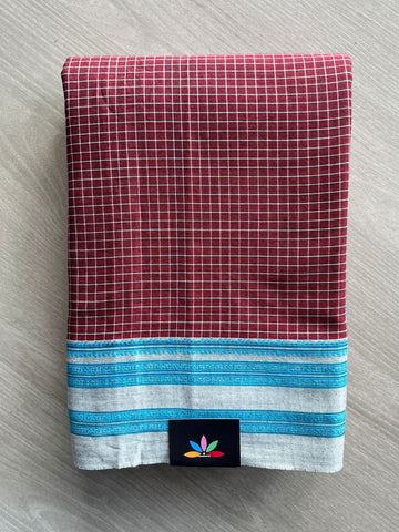 Patteda Anchu Handloom Cotton Saree - 35510