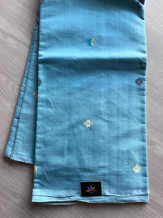 Handwoven Jamdani Cotton Saree -9478