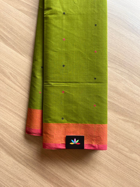 Simple Butta Handloom Kanchi Cotton Saree -14001