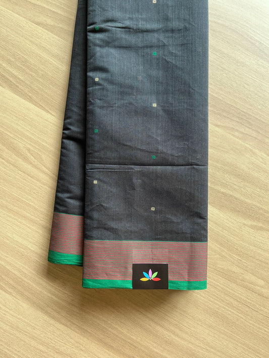 Simple Butta Handloom Kanchi Cotton Saree -14003