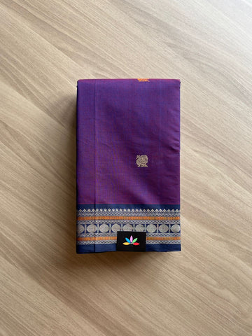 Small Border Handloom Kanchi Cotton Saree -14004