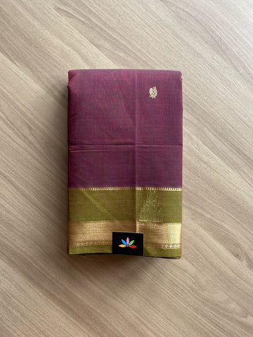 Handwoven Kanchi Cotton Saree -14017