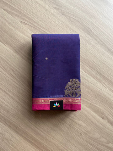 Handwoven Kanchi Cotton Saree -14019